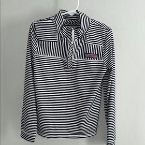 Striped Quarter-Zip “Shep Shirt”